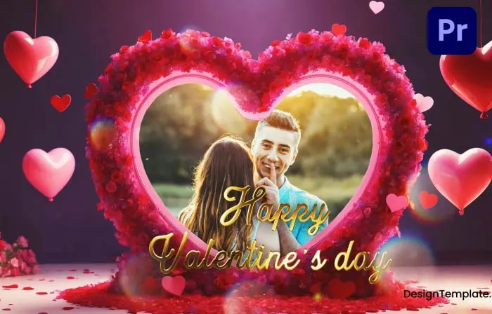 Beautiful 3D Love Themed Valentine's Day Slideshow